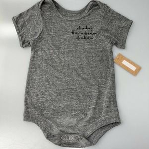TwelveNYC Baby,‎ Bambino, Bebe Embroidered One Piece 24 Months, Grey #8074
